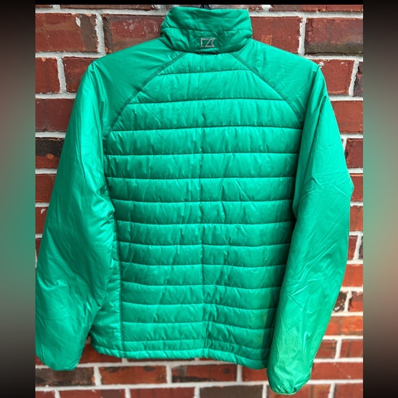 Cutter & Buck Men’s Spark System Packable Full Zip Quilted Green Jacket Size XL - Picture 2 of 7